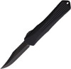 Heretic Knives Manticore-X AUTO OTF - 3.7" Black DLC Elmax Steel Bowie Blade, Purple Camo Carbon Fiber and Aluminum Handles
