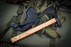 American Tomahawk Company Model 2 Topo Map Tomahawk - 15.25" Overall, Black Topo Map Head, Tennessee Hickory Handle, Kydex Sheath with MOC Straps
