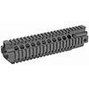 Midwest Industries Combat Rail T-Series Free Float Quad Rail Handguard - 9.5" Length, Includes Barrel Nut and Wrench, Fits AR-15, Black Anodized Finish