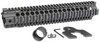 Midwest Industries Combat Rail T-Series Free Float Quad Rail Handguard - 12.625" Length, Includes Barrel Nut and Wrench, Fits AR-15, Black Anodized Finish