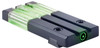 Meprolight USA 631013108 Mepro FT Bullseye Rear Sight Fixed Tritium/Fiber Optic Green Black Frame for Most Glock (Except 42,43,43x,48)
