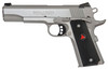 Colt Mfg O2020XE 1911 Government Delta Elite 10mm Auto Caliber with 5" Barrel, 8+1 Capacity, Stainless Steel Finish with Picatinny Rail Frame, Serrated Slide & Black Polymer with Integrated Delta Medallion Grip