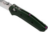 Benchmade 945 Mini Osborne Folding Knife - 2.92" S30V Satin Plain Blade, Green Aluminum Handles