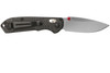 Benchmade Mini Freek Folding Knife - 3" S90V Satin Plain Blade, Carbon Fiber Handles, True Red Accents - 565-1