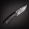 Black Knight Blades Nightmare EDC Fixed Blade - 3.0" 8670 Steel Plain Edge Blade, Black Contoured G10 Handle, Kydex Sheath