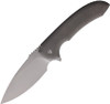 Ferrum Forge Knife Works Allurus Folding Knife - 3.5" Stonewash CPM-20CV Blade, Gray Stonewash Titanium Handle