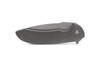 Ferrum Forge Knife Works Allurus Folding Knife - 3.5" Stonewash CPM-20CV Blade, Gray Stonewash Titanium Handle