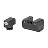 Rival Arms RA1B231G Tritium Night Sights for Glock 17/19 - Green Tritium w/White Outline Front, Green Rear.