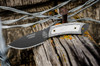 TOPS Knives SPH-01 Sparrow Hawke Fixed - 2.6" 1095 Drop Point Blade, Black Linen Micarta Handles, Kydex Sheath