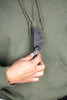 TOPS Knives CRH-01 Crow Hawke Fixed - 2.6" 1095 Drop Point Black Blade, Black G10 Handles, Kydex Sheath