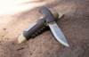 Morakniv Mora of Sweden Desert Bushcraft Survival Fixed Blade Knife - 4.3" Satin Stainless Steel, Fire Starter and Sheath, Desert Tan/Brown Rubberized Handle - M-13033