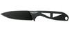 Bradford Knives G-Becker Fixed Blade Neck Knife - 2.875" Elmax Black DLC Drop Point Blade, Skeletonized Handle, Kydex Sheath