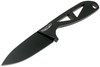 Bradford Knives G-Becker Fixed Blade Neck Knife - 2.875" Elmax Black DLC Drop Point Blade, Skeletonized Handle, Kydex Sheath