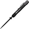 Cold Steel 58SQ-BKBK Demko AD-15 Scorpion Lock Folding Knife - 3.68" S35VN Black Drop Point Blade, Black G10 Handles