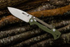 Cold Steel 58SQ Demko AD-15 Scorpion Lock Folding Knife - 3.68" S35VN Drop Point Blade, OD Green G10 Handles