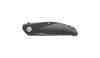 Viper Knives Orso 2 Flipper Knife - 3.43" LO-QPM 20-4 Black Stonewashed Straight Back Blade, 3D Milled Black Stonewashed Titanium Handles - V5997TI3D