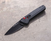 Buck 838 Deploy AUTO Folding Knife - 3.25" 154CM Black Cerakote Drop Point Blade, Sniper Gray Aluminum Handles - 13444