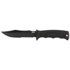 SOG SEAL Pup Elite Fixed Knife - 4.85" Black TiNi Combo Blade, GRN Handles, Kydex Sheath - E37T-K