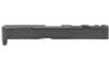 Grey Ghost Precision Stripped Slide for Glock 19 - Version 4, Gen 5, Dual Optic Cutout Compatible (RMR and DeltaPoint Pro), Black Nitride Finish