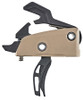 Rise Armament T22FDE Iconic Two-Stage Curved Trigger with 2 lbs Draw Weight & Flat Dark Earth Finish for AR-15, AR-10