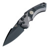 SIG Sauer by Hogue EX-A05 SIG Tactical AUTO Folding Knife - 3.5" CPM-154 Black Plain Spear Point Blade, Gray Aluminum Handles - 36532