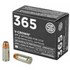 Sig Sauer 365 Elite V-Crown 9MM 115 JHP Ammo -  Designed for Short Barrel Pistols, Low Recoil, 20 Round Box