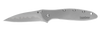 Kershaw Ken Onion Leek Assisted Flipper Knife - 3" Satin Composite D2 Plain Blade and Stainless Steel Handles - 1660CBBW