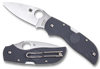 Spyderco Chaparral Lightweight Folding Knife - 2.8" CTS-XHP Satin Plain Blade, Gray FRN Handles - C152PGY