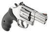 Smith & Wesson 164192 Model 686 Plus 357 Mag or 38 S&W Spl +P Stainless Steel 2.50" Barrel & 7rd Cylinder, Satin Stainless Steel L-Frame, Red Ramp Front/Adjustable White Outline Rear Sights, Internal Lock