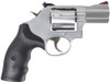 Smith & Wesson 164192 Model 686 Plus 357 Mag or 38 S&W Spl +P Stainless Steel 2.50" Barrel & 7rd Cylinder, Satin Stainless Steel L-Frame, Red Ramp Front/Adjustable White Outline Rear Sights, Internal Lock