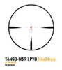 Sig Sauer Tango MSR 1-6X24mm Rifle Scope - 30mm Maintube, MSR-BDC6 Illuminated Reticle, Coyote Brown, ALPHA-MSR Cantilvered Mount