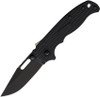 Demko Knives AD 20.5 Shark-Lock DLC - 3.2" AUS-10A DLC Clip Point Blade, Black Textured Grivory Handle