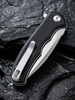 CIVIVI Knives Mini Praxis Flipper Knife - 2.98" D2 Satin Drop Point Blade, Black G10 Handles - C18026C-2