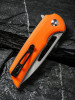 CIVIVI Knives C2010B Odium Flipper Knife - 2.65" D2 Stonewashed Blade, Orange G10 Handles