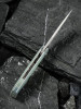 CIVIVI Knives C2010F Odium Flipper Knife - 2.65" D2 Stonewashed Blade, Translucent Jade G10 Handles