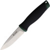 Gazno Knives G806-GR Fixed Blade - 3.85” 8CR14 Steel Blade, Black and OD Green PP+TPR Handle, OD Green Polymer Sheath