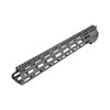 Aim Sports MTM15L308 15" AR10 M-LOK Free Float Handguard - Low Profile, 6061-T6 Aluminum, Black Anodized Finish