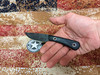 Black Knight Blades Stalker EDC Lite Fixed Blade - 2.5" 8670 Steel Plain Edge Blade, Black G10 Handle, Kydex Sheath