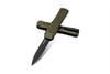 Benchmade Autocrat OTF - 3.7" Black S30V Double Edge Dagger Blade, OD Green G10 Handles - 3400BK-1