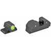 XS Sights R3D Night Sights - Green Front Dot, Fits Canik TP9SF, TP9SFX, TP9SF Elite, TP9 Elite SC and Current Production TP9SA