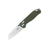 Olight Oknife Rubato 2 Folding Knife - 2.93" Satin 154CM Sheepsfoot Blade, OD Green Aluminum Handle