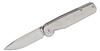 Tactile Knife Company Rockwall Thumb Stud Folding Knife - 3" MagnaCut Drop Point Blade, Machined Titanium Handles - 20-RT-MC01-TT01