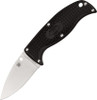 Spyderco Enuff Drop Point Fixed  - 2.75" VG10 Plain Blade, Black FRN Handles - FB31CPBK