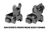 Aim Sports Front and Rear Sight Combo - Black - MT200 / MT201