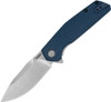 Kershaw 2036 Lucid Assisted Flipper Knife - 3.2" Stonewashed Clip Point Blade, Blue GFN and Stainless Steel Handles