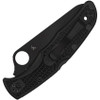 Spyderco Pacific Salt 2 Folding Knife - 3.75" H1 Black TiCN Plain Blade, Black FRN Handles - C91PBBK2