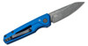 Kershaw 7550BLU Launch 11 AUTO Folding Knife - 2.75" CPM-154 Blackwash Blade, Blue Aluminum Handles