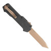 SIG Compound Tactical OTF - 3.5" S30V FDE Tanto Blade, Black G10 Handles - 36020