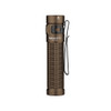 Olight Baton 3 Pro Rechargeable Flashlight - 1500 Lumens, 3206 Candela, Cool White LED, Desert Tan