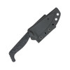 Cobratec Kingpin Fixed Blade - 4.0" D2 Drop Point Blade, Black G10 Scales, Kydex Sheath